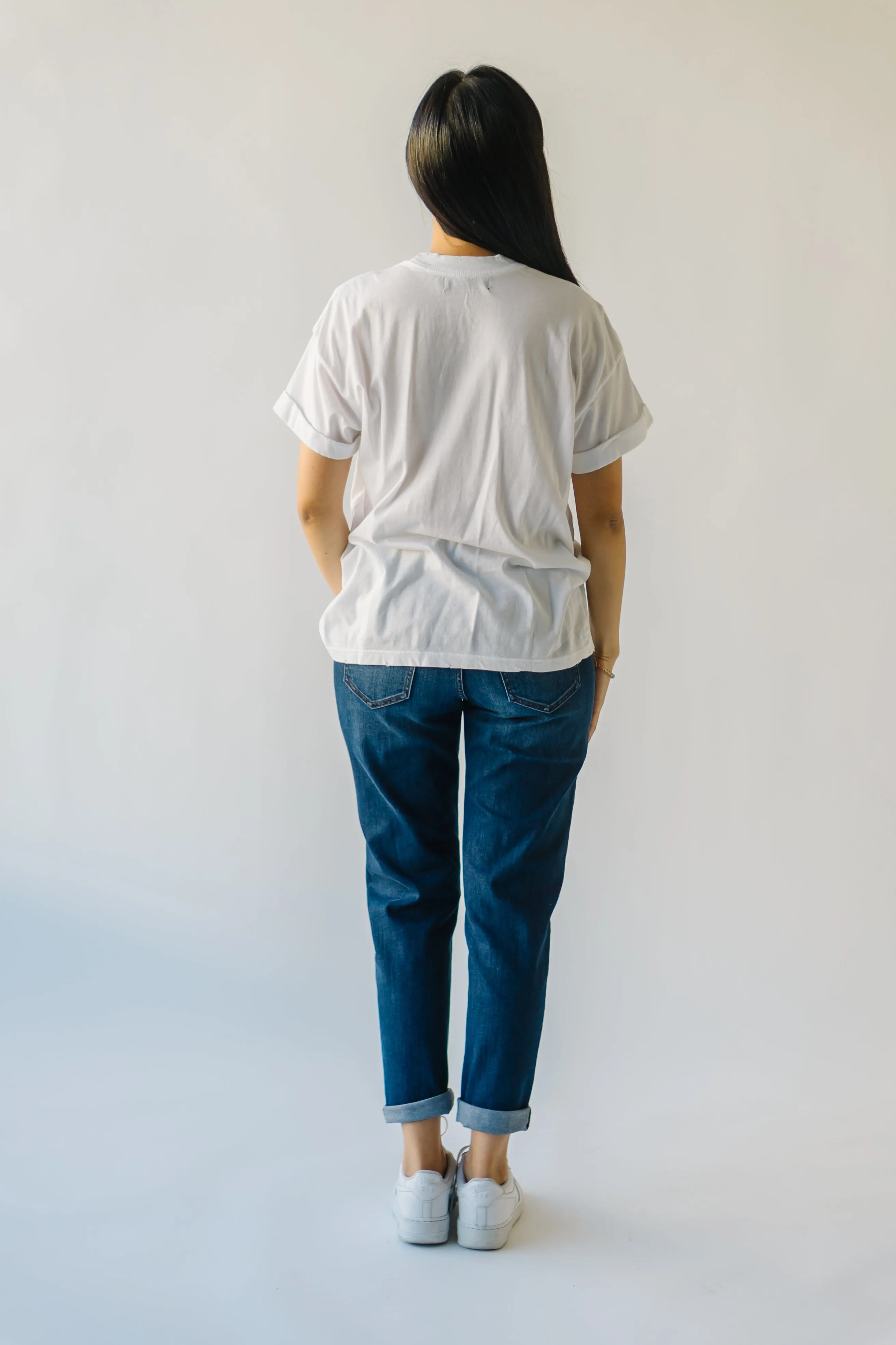 The April Daisy Tee in Vintage White