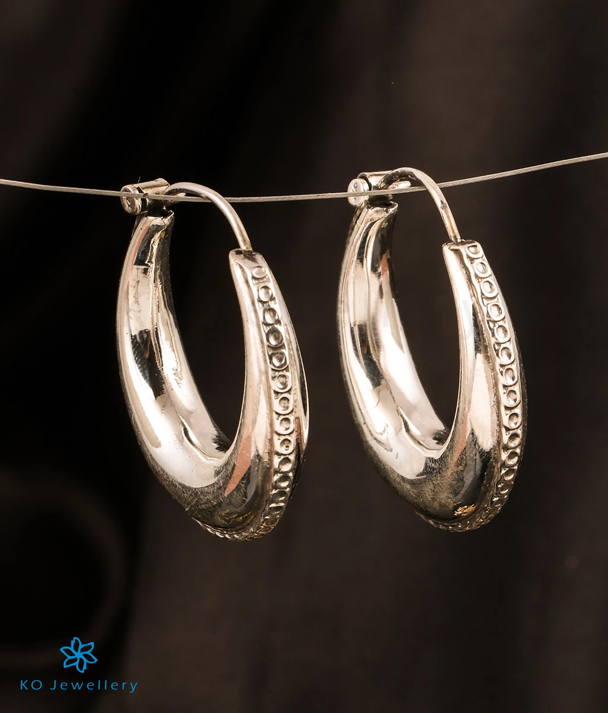 The Mihir Silver Hoops