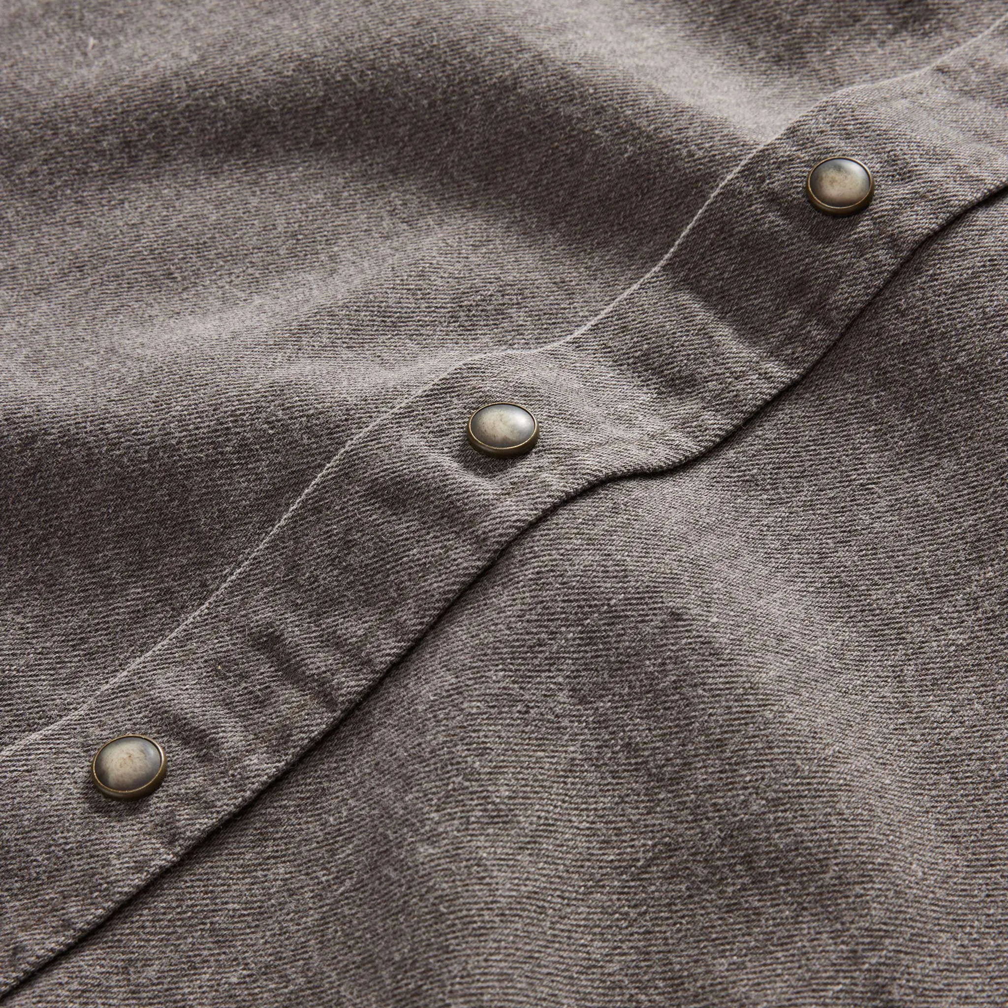 The Western Shirt in Soil Pigment Selvage Denim