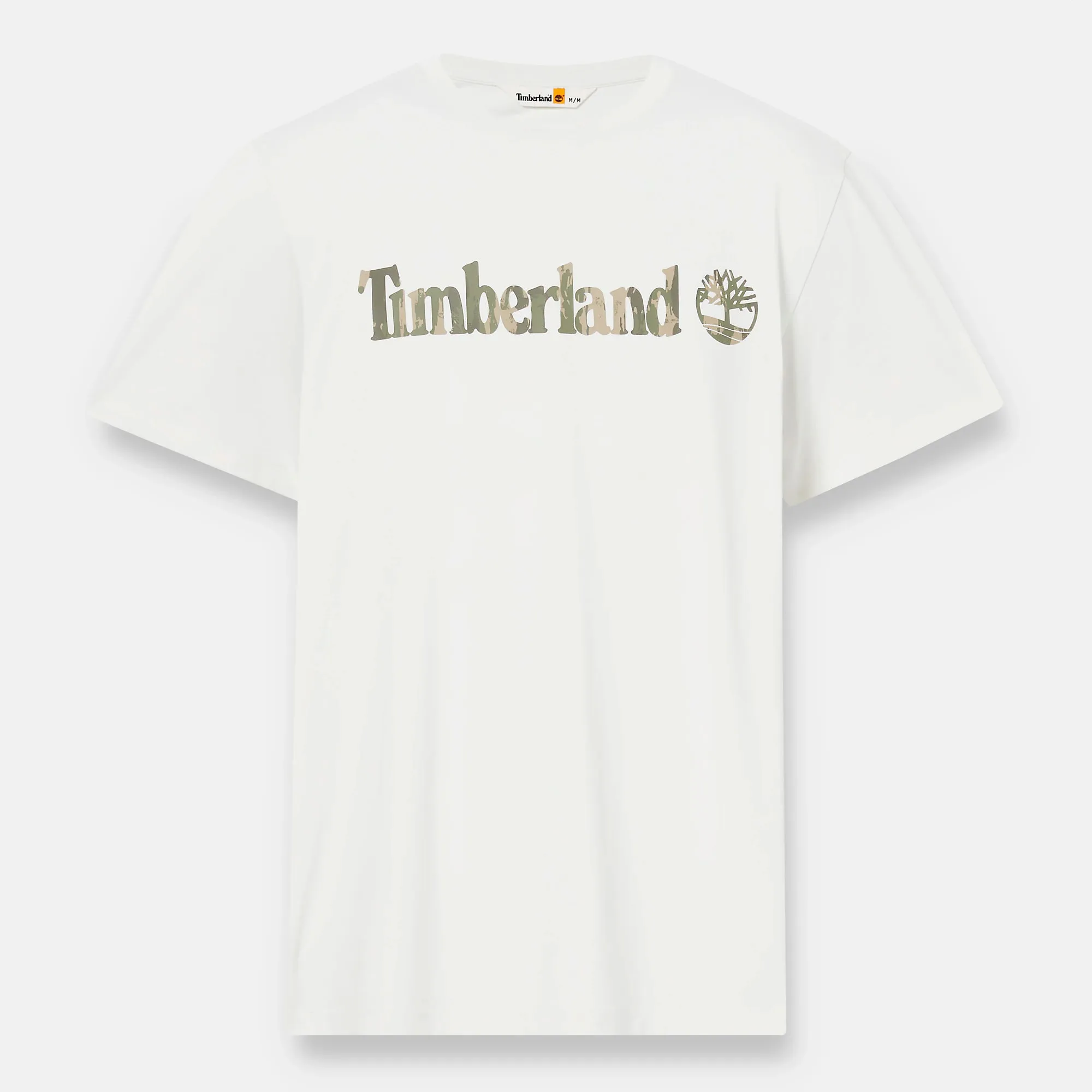 Timberland Mens 'Kennebec River' Camo Linear Logo T-Shirt