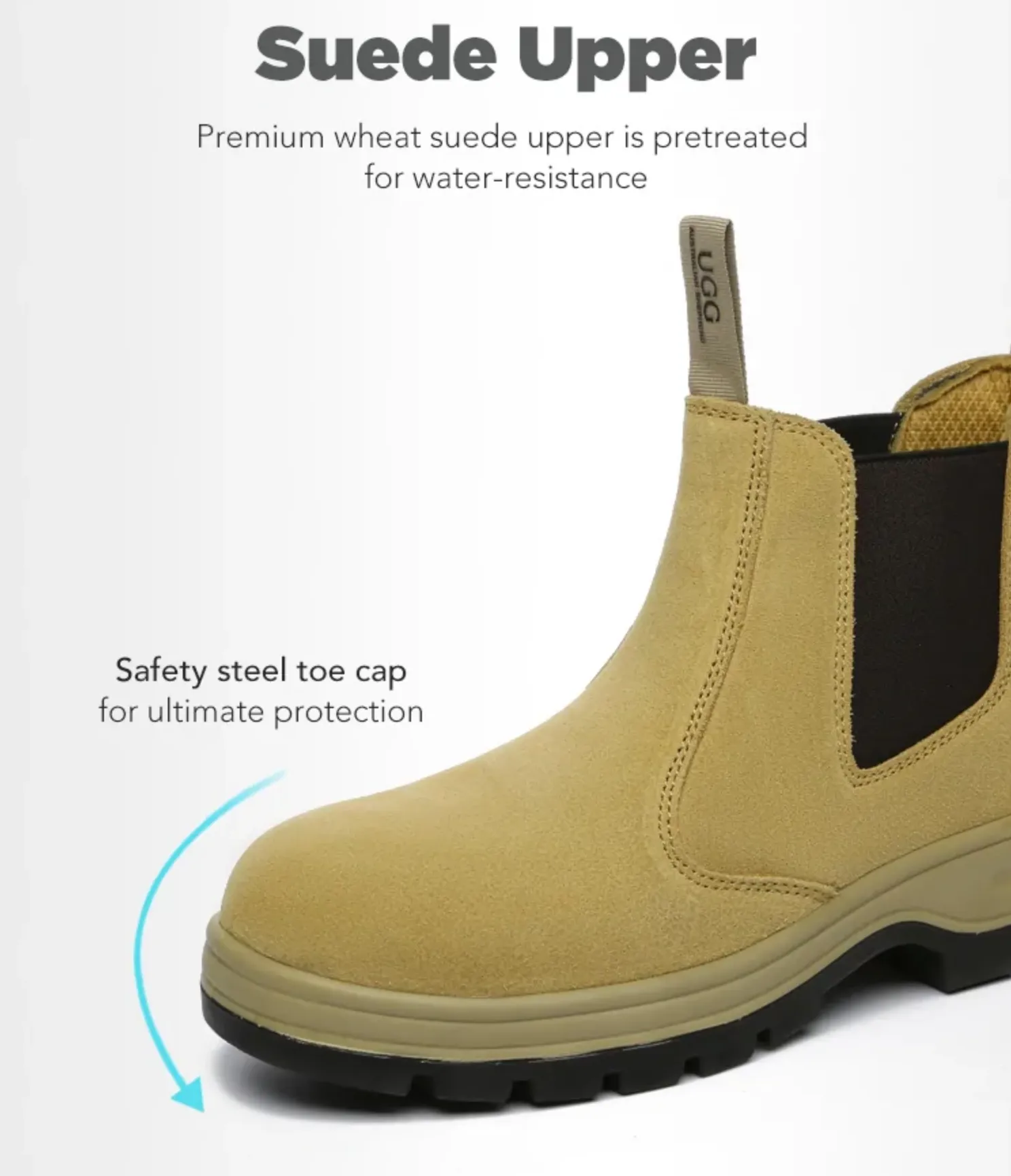 UGG Steel Toe Cap Pull On Safety Boots