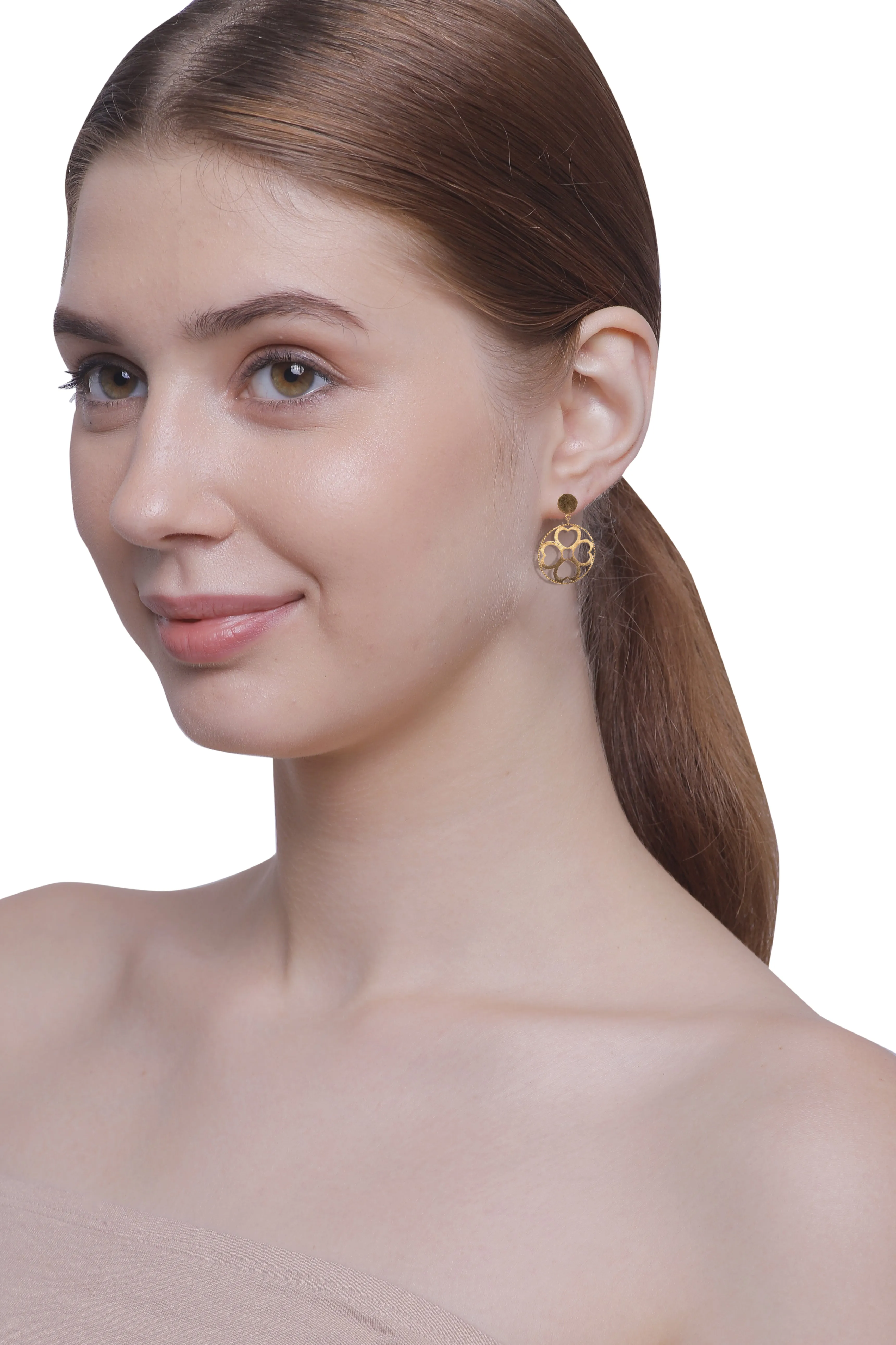 Vama | Talia Earrings | Metal-Sterling Silver | Finish-Matt