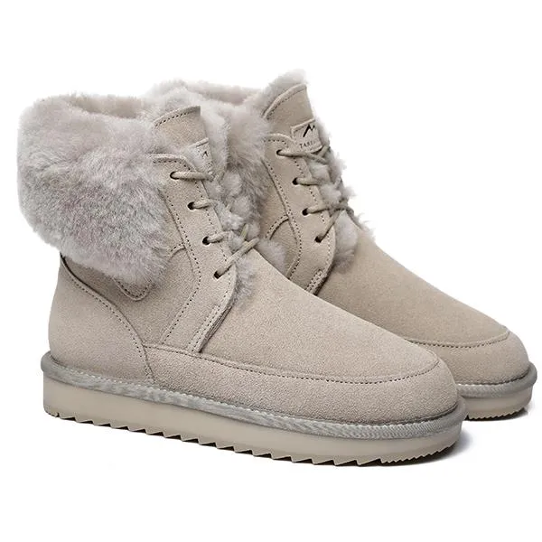 Winter Fashion Lace-Up Boots