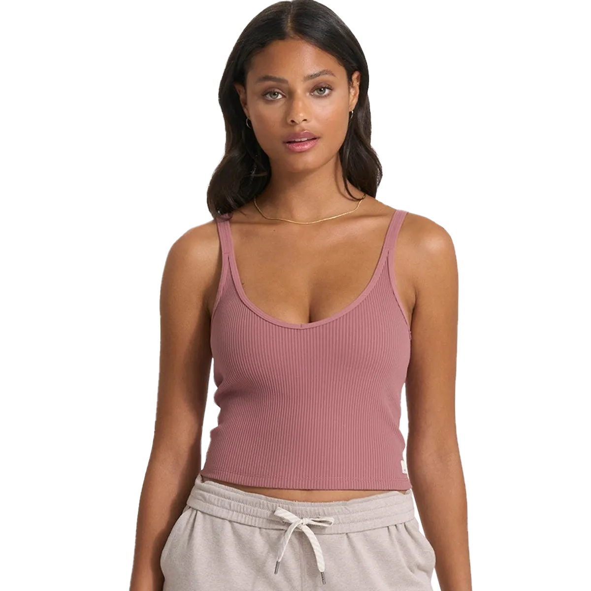 Women's Rib Crop Tank