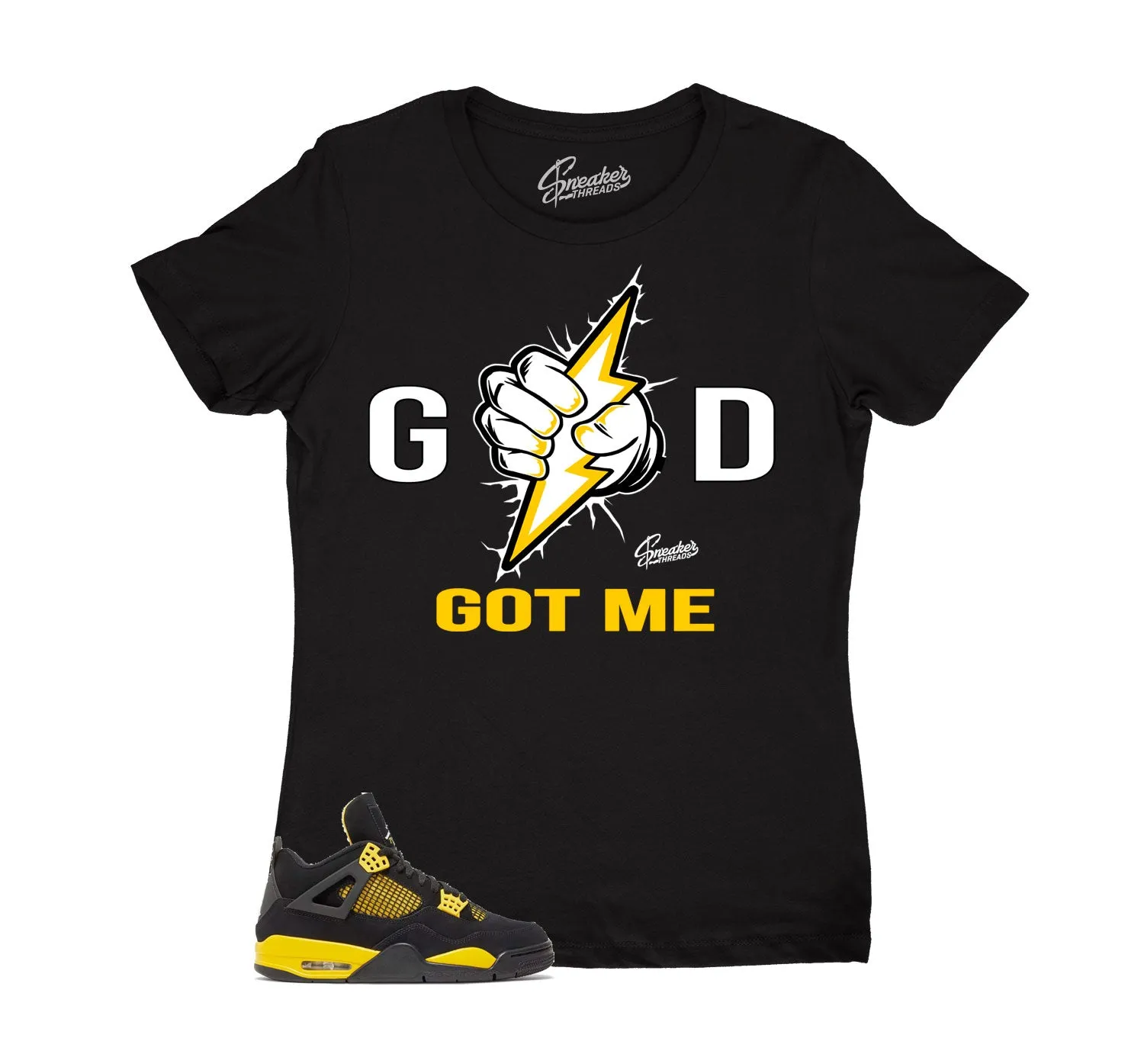 Womens - Thunder 4 God Got Me Shirt