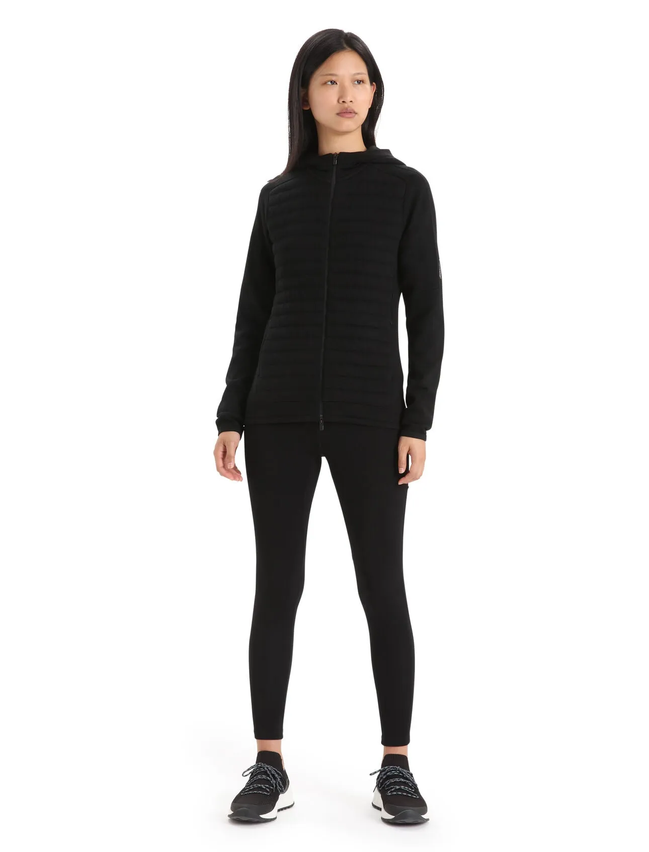 Womens ZoneKnitInsulated LS Zip Hoodie