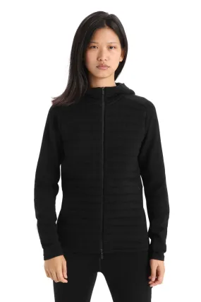 Womens ZoneKnitInsulated LS Zip Hoodie