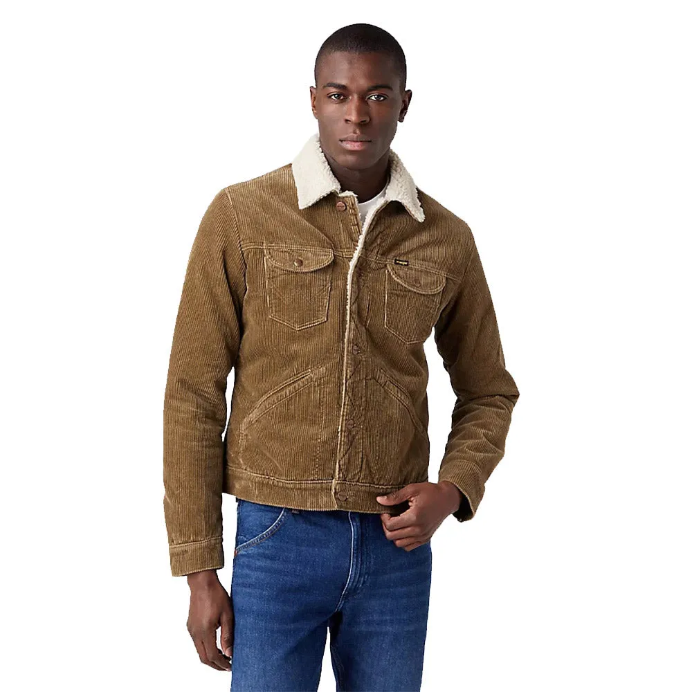 Wrangler Corduroy Sherpa Jacket - Teak