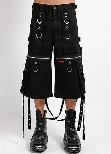 X-STRAP ZIP OFF PANT BLK